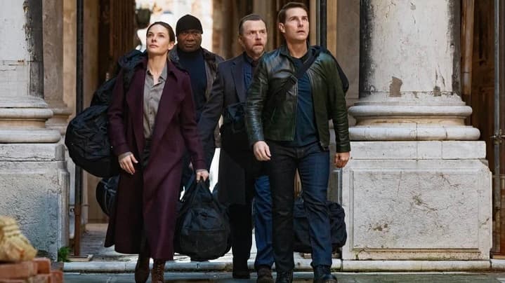 The Mission: Impossible team, including Tom Cruise.